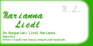 marianna liedl business card